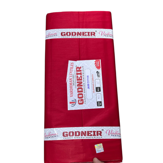 Red Jaam Cotton Fabric