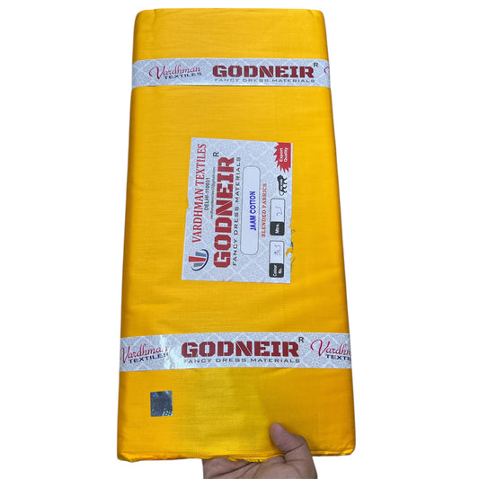 Yellow Jaam Cotton Fabric