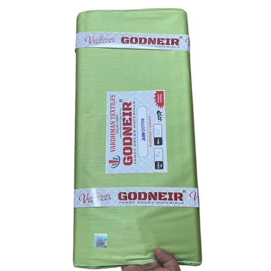 Pista Green Jaam Cotton Fabric