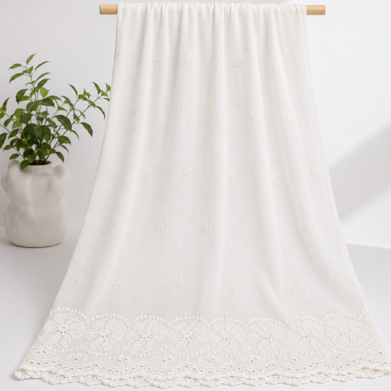 Buy Combo Rayon Printed Top with Kora Cotton Plazo Bottom & Dupatta Fabric