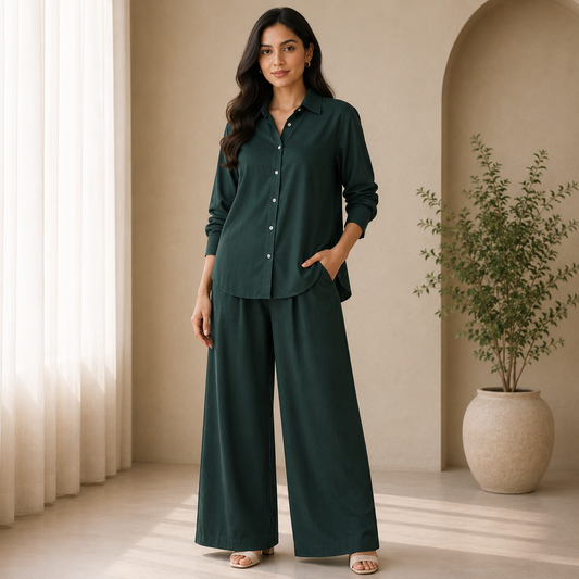 Buy Bottle Green Jaam Cotton Fabric