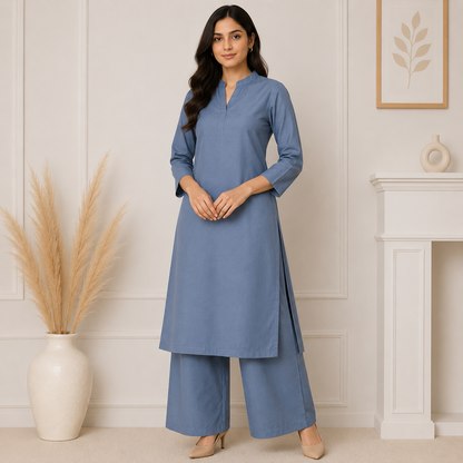 Buy Grey Light Viscose Rayon Cotton Fabric