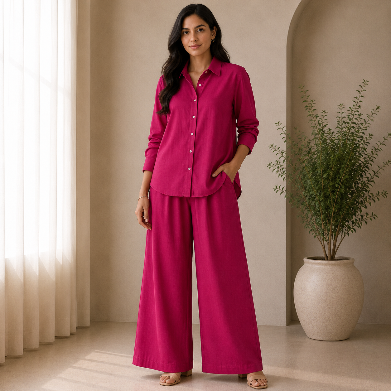 Buy Gajri Jaam Cotton Fabric