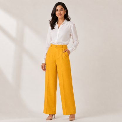 Buy Yellow Poly Cotton Fabric