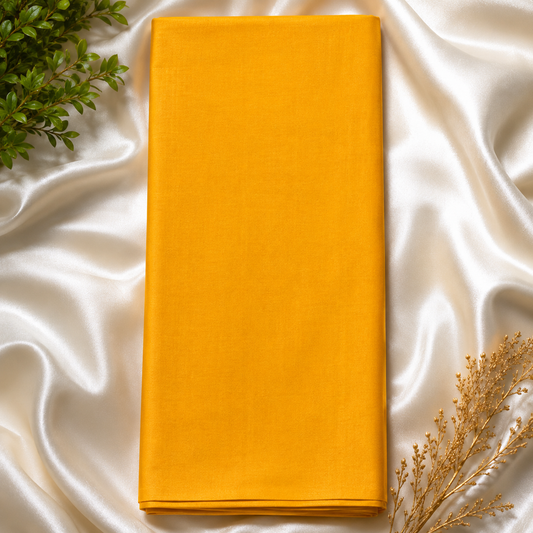 Buy Yellow Poly Cotton Fabric