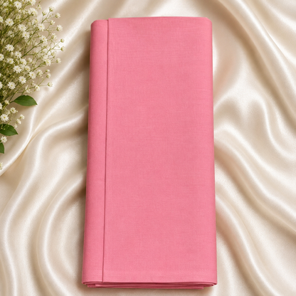 Buy Peach Poly Cotton Fabric