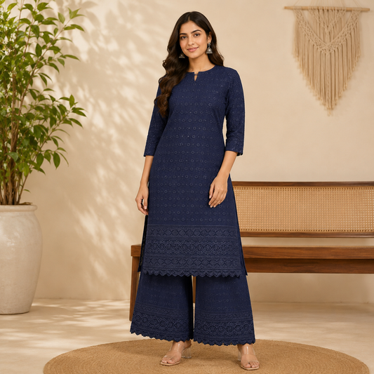 Buy Black Rayon Embroidery Fabric