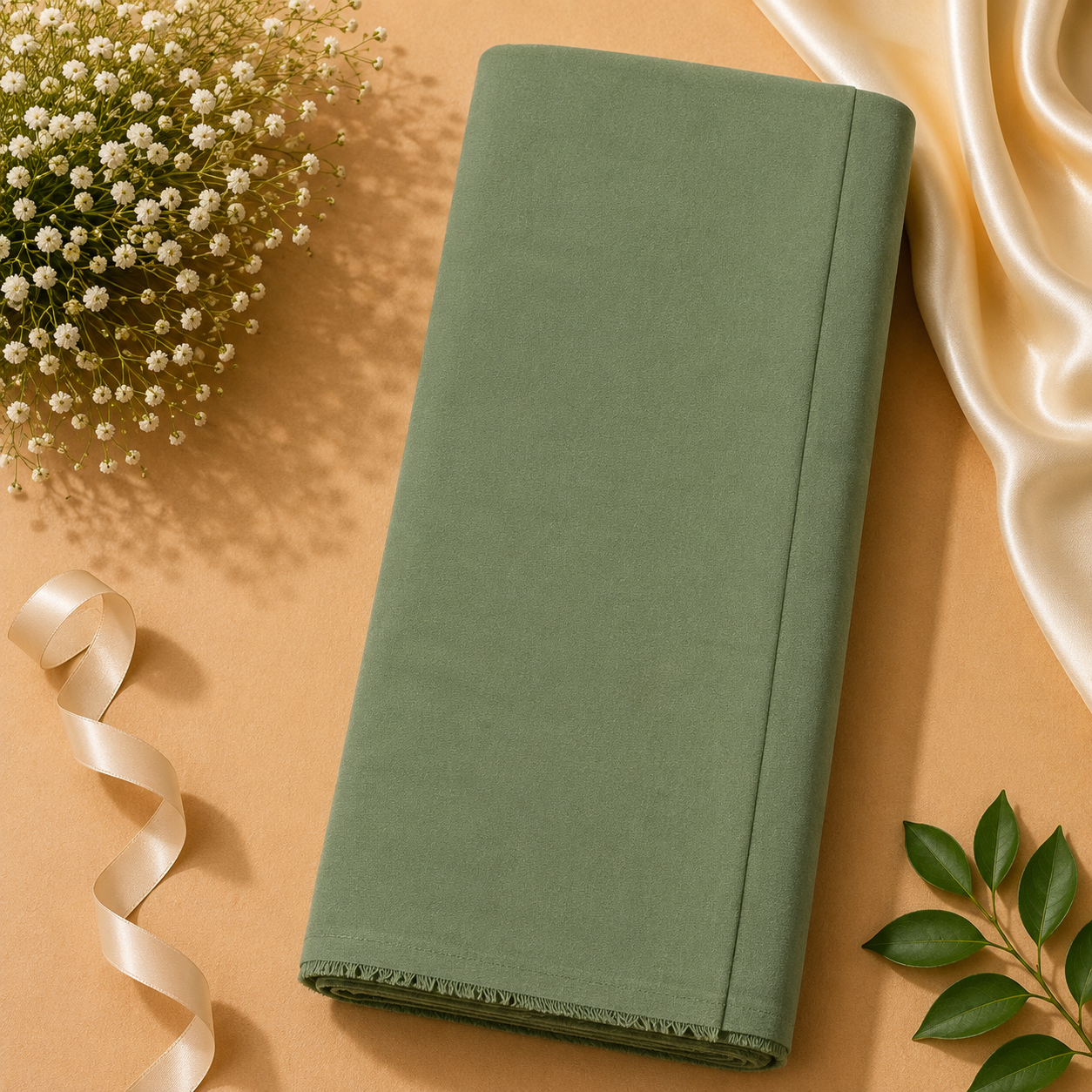 Buy Pista Green Viscose Rayon Cotton Fabric