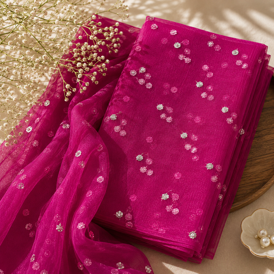 Buy Rani Butti Net Fabric