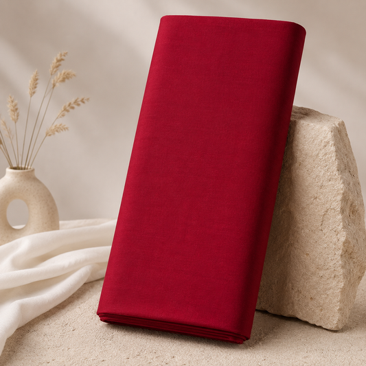 Buy Red Jaam Cotton Fabric