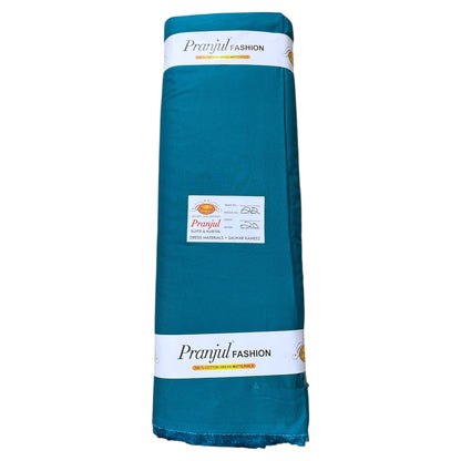 Rama Green Light Pranjul Rayon Cotton Fabric
