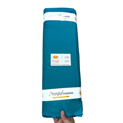 Rama Green Light Pranjul Rayon Cotton Fabric