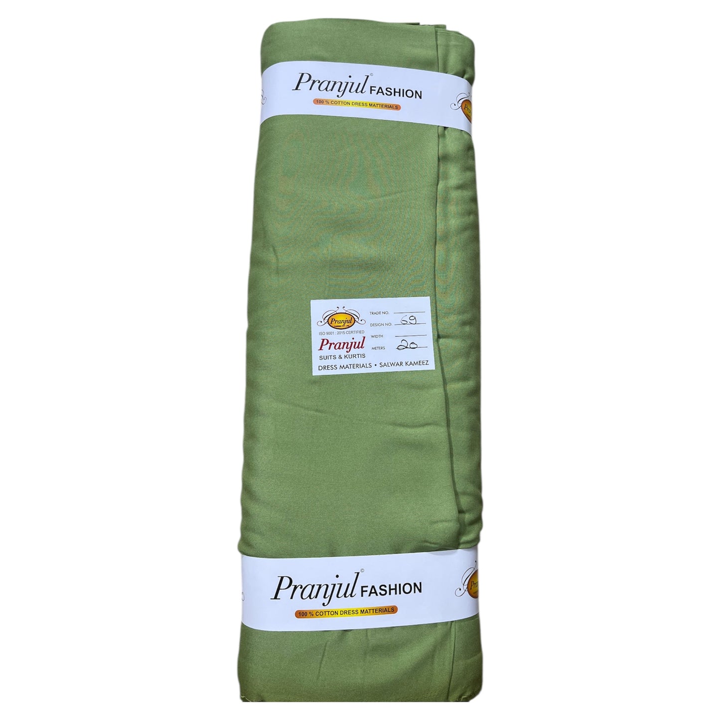 Pista Green Pranjul Rayon Cotton Fabric