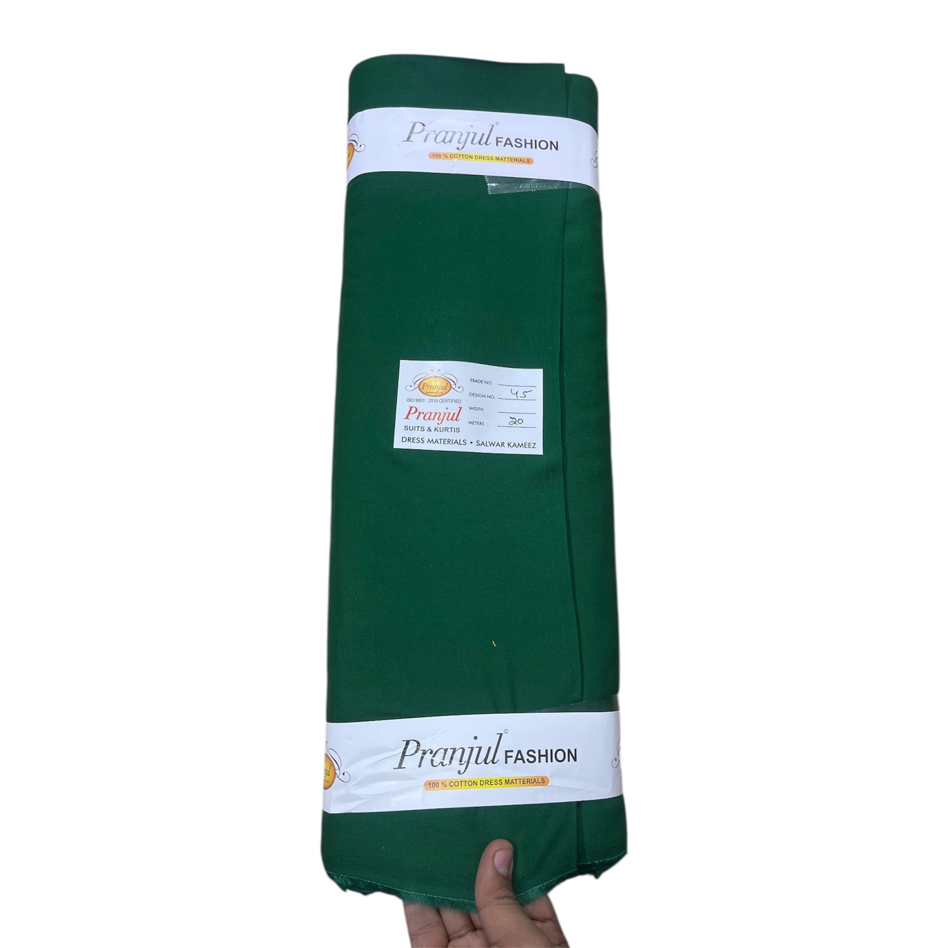 Green Pranjul Rayon Cotton Fabric