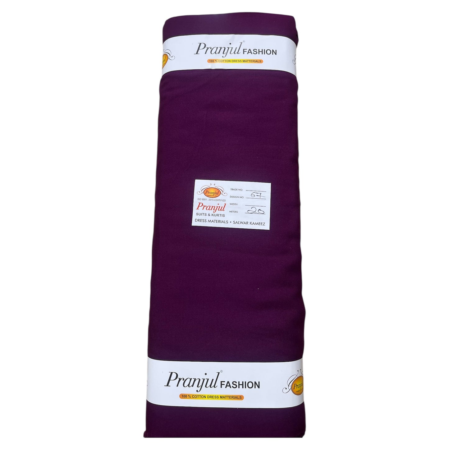 Wine Light Pranjul Rayon Cotton Fabric