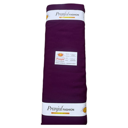 Wine Light Pranjul Rayon Cotton Fabric