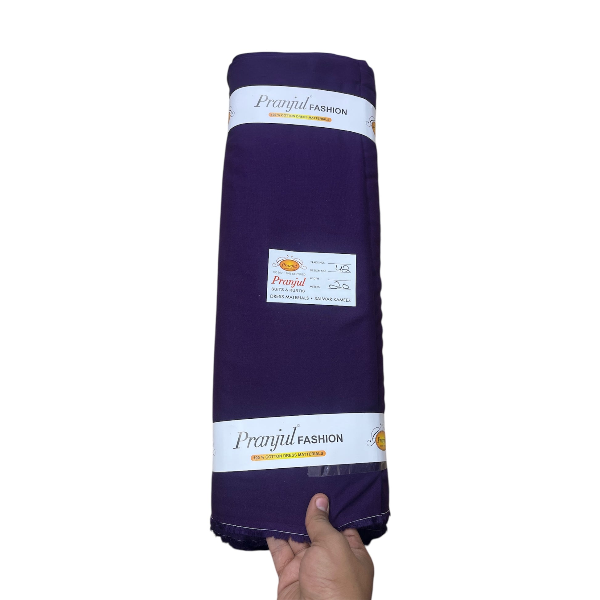 Wine Dark Pranjul Rayon Cotton Fabric