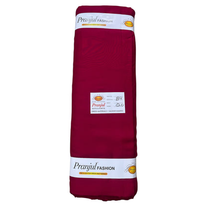 Rani Dark Pranjul Rayon Cotton Fabric
