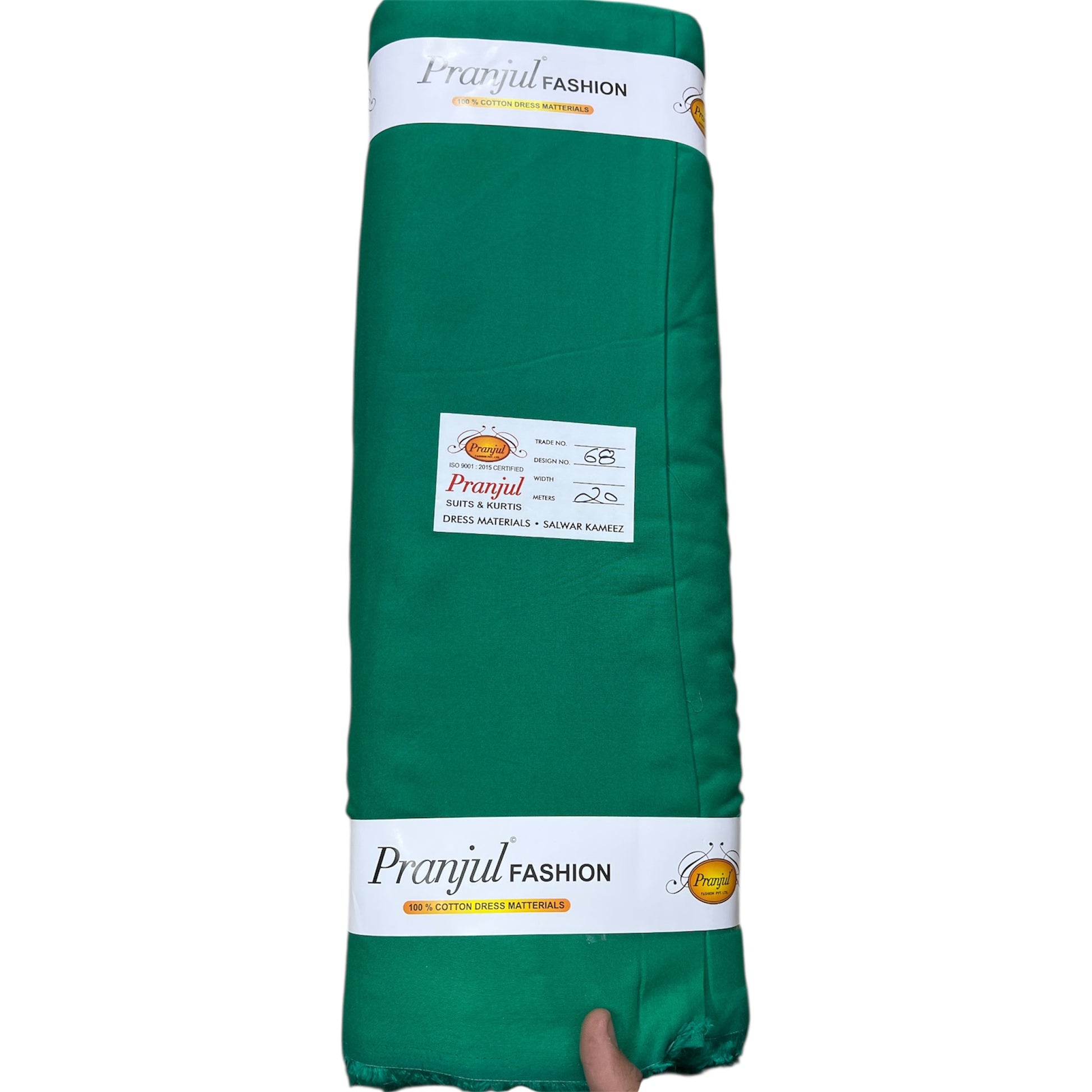  Rama Green Dark Pranjul Rayon Cotton Fabric