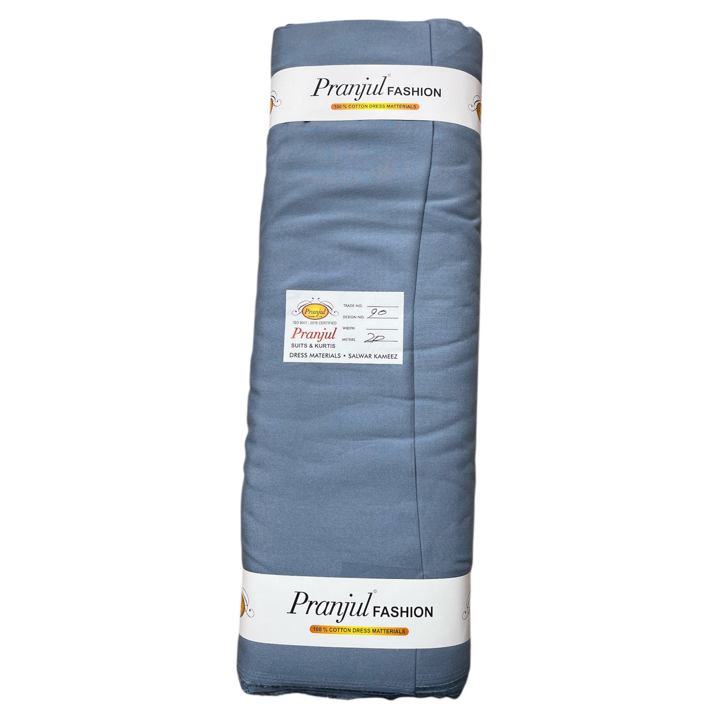  Grey Light Pranjul Rayon Cotton Fabric