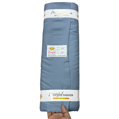  Grey Light Pranjul Rayon Cotton Fabric