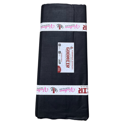 Black Poly Cotton Fabric
