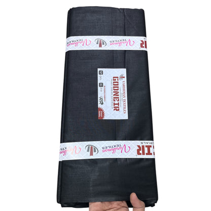 Black Poly Cotton Fabric