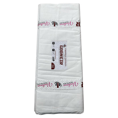 White Poly Cotton Fabric