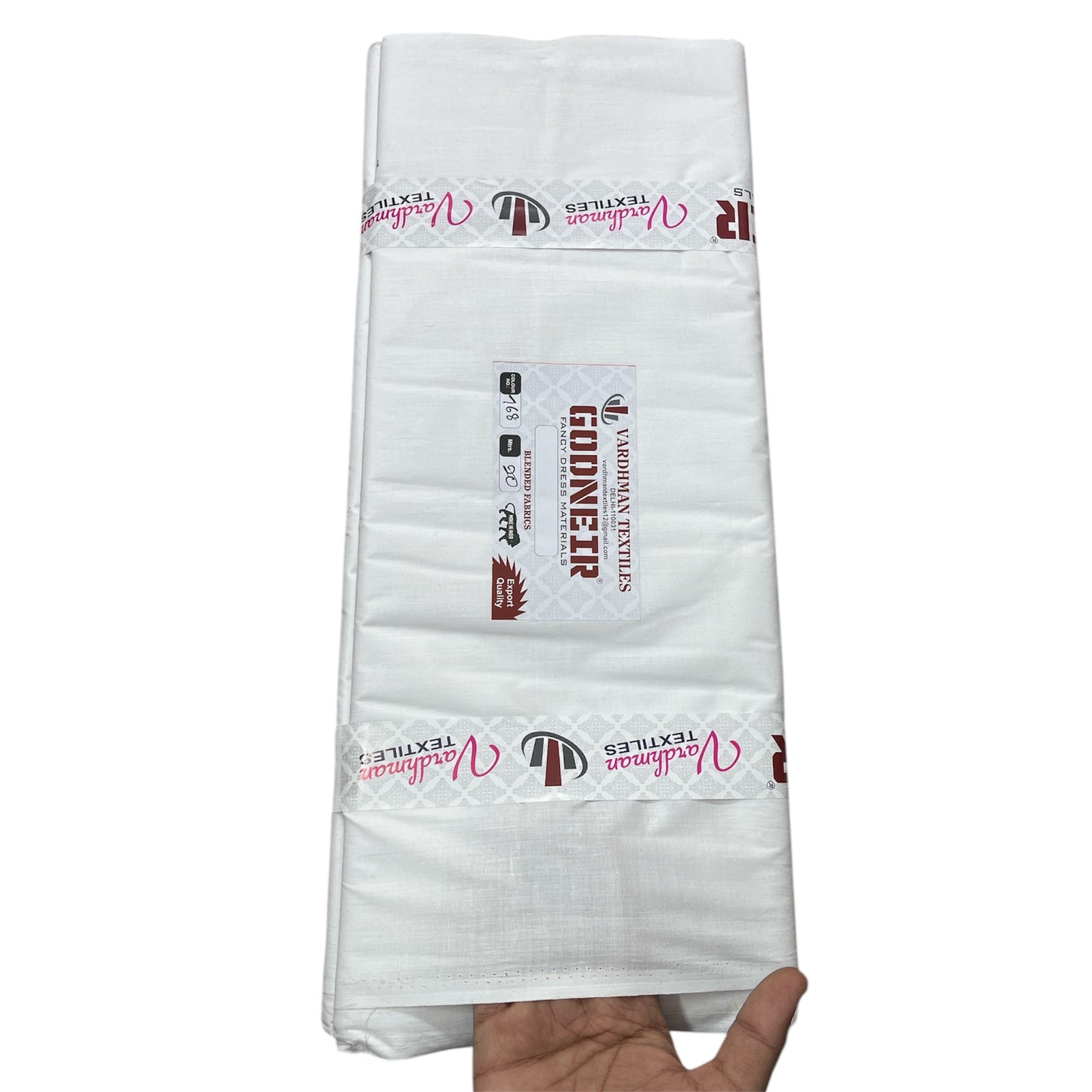 White Poly Cotton Fabric