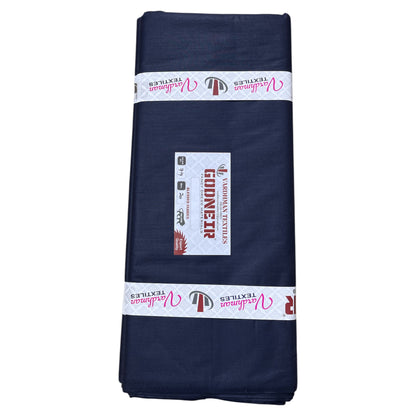 Navy Blue Poly Cotton Fabric