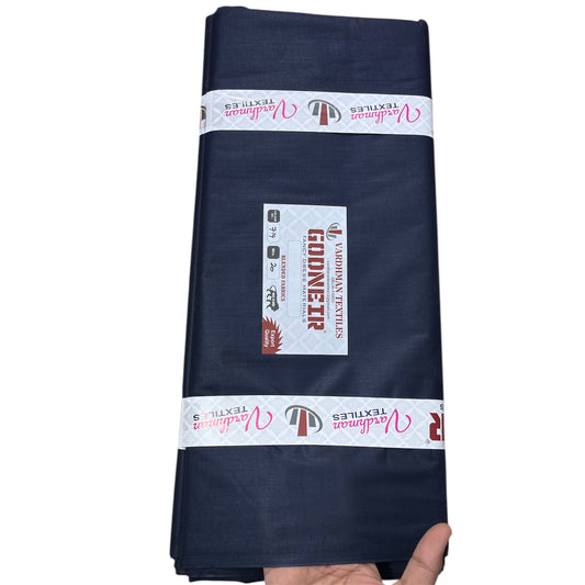 Navy Blue Poly Cotton Fabric