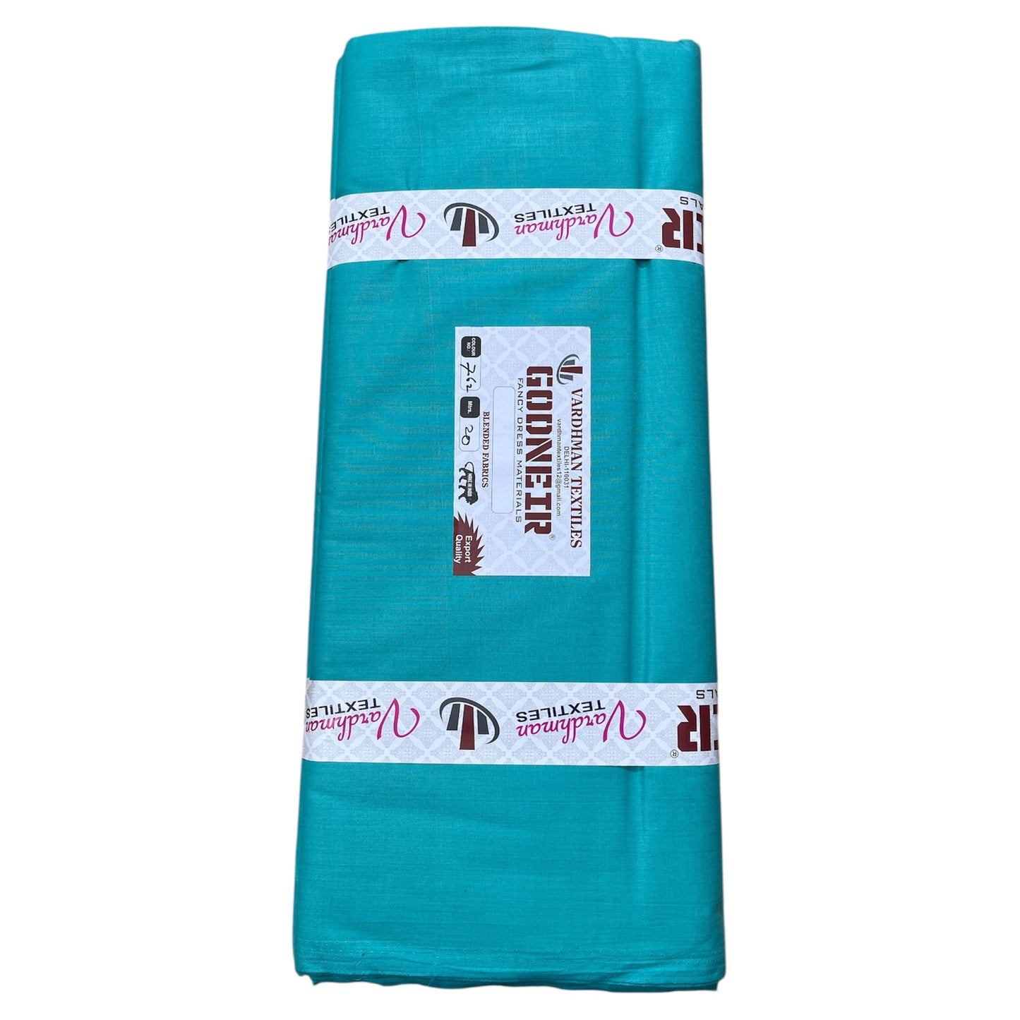 Rama Green Poly Cotton Fabric