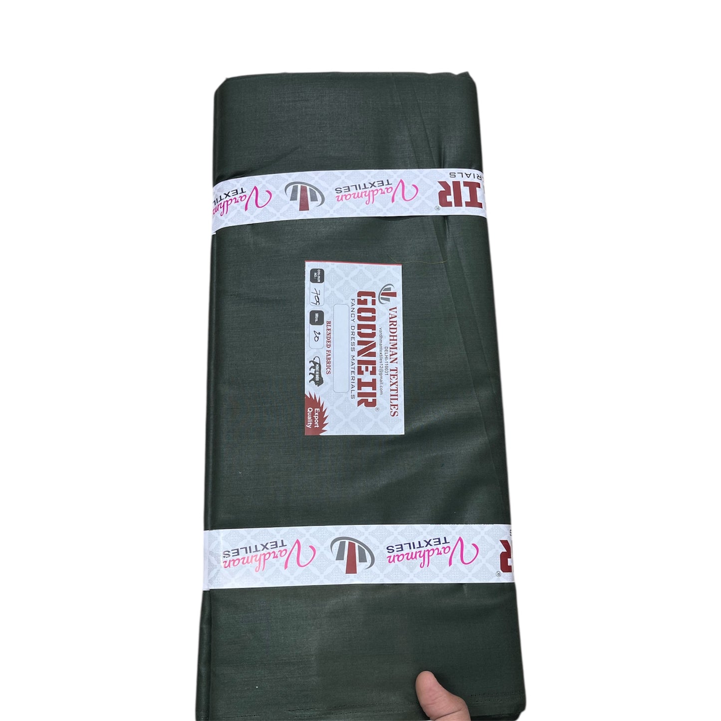 Mehndi Poly Cotton Fabric