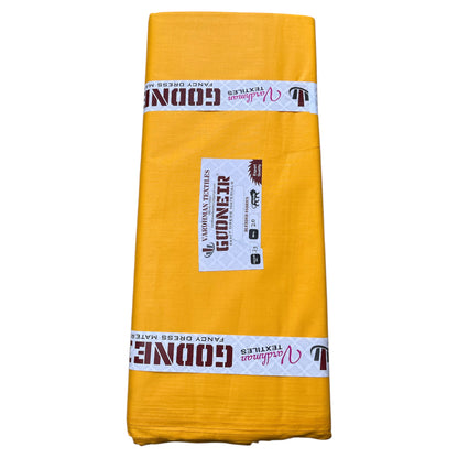 Yellow Poly Cotton Fabric