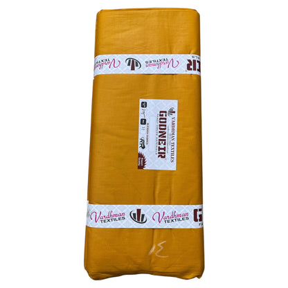 Mustard Poly Cotton Fabric