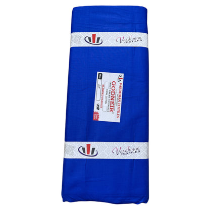 Royal Blue Poly Cotton Fabric