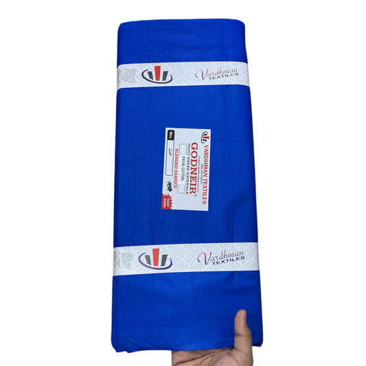 Royal Blue Poly Cotton Fabric