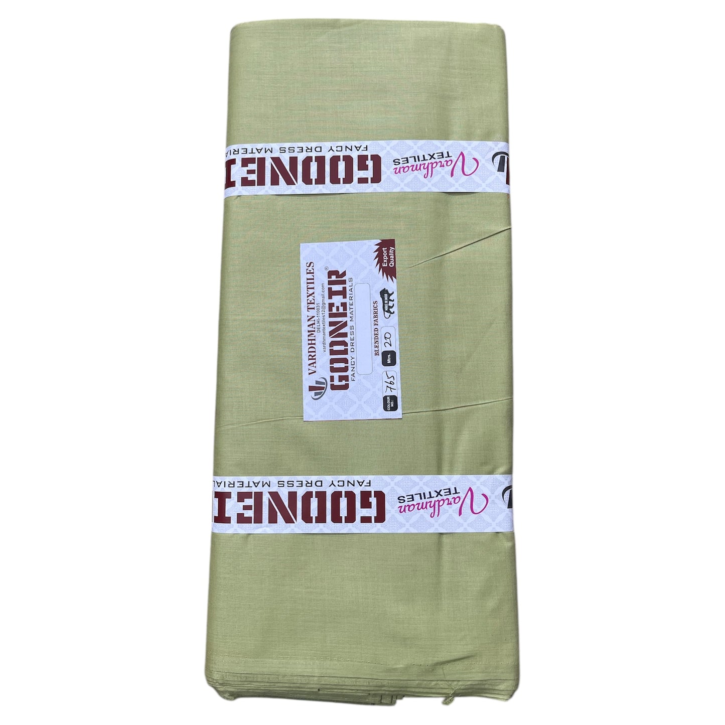 Pista Green Poly Cotton Fabric