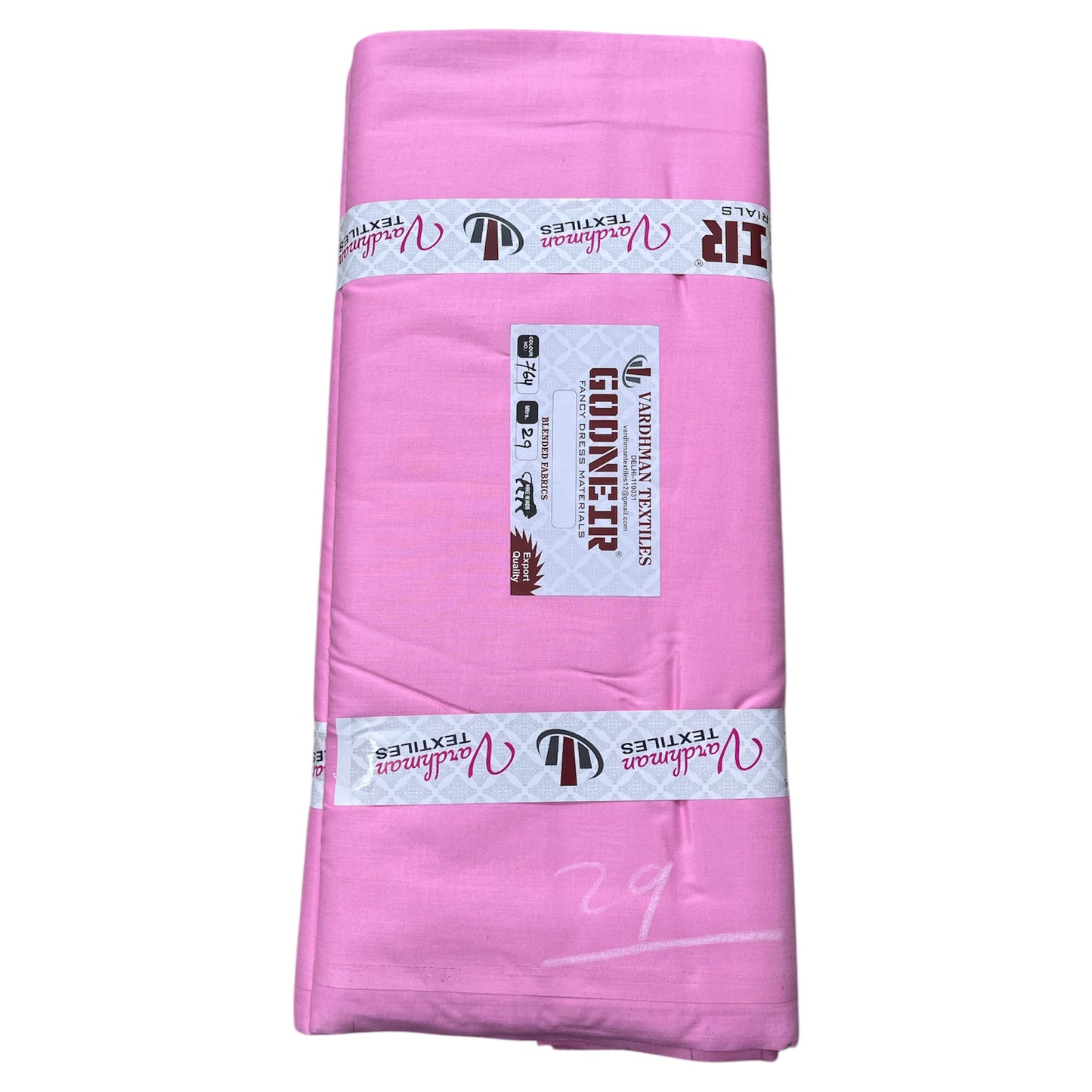 Baby Pink Poly Cotton Fabric