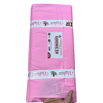 Baby Pink Poly Cotton Fabric