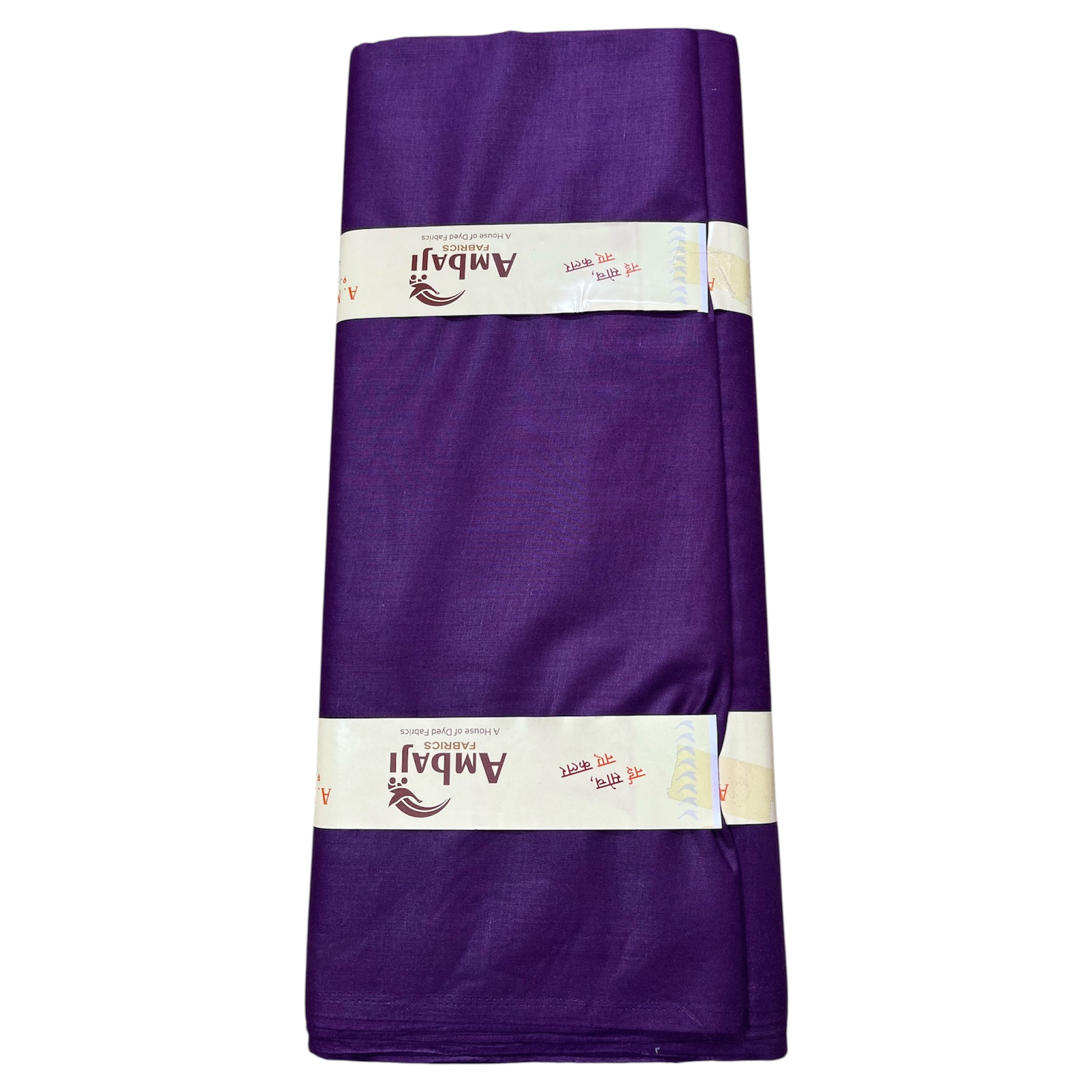 Wine Poly Cotton Fabric