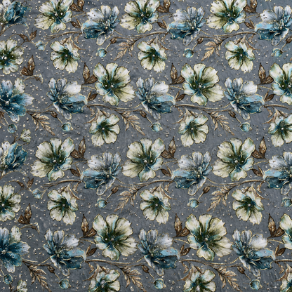 Buy Combo Floral Rayon Print Diamond with Apliq Plazo Fabric 042