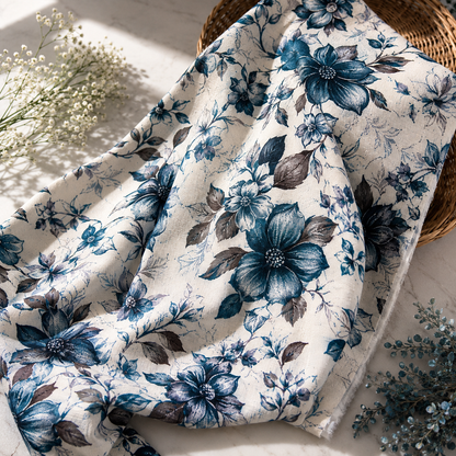 Buy Combo Floral Rayon Printed with Diesel Rayon Cotton Fabric 061