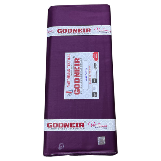 Wine Jaam Cotton Fabric