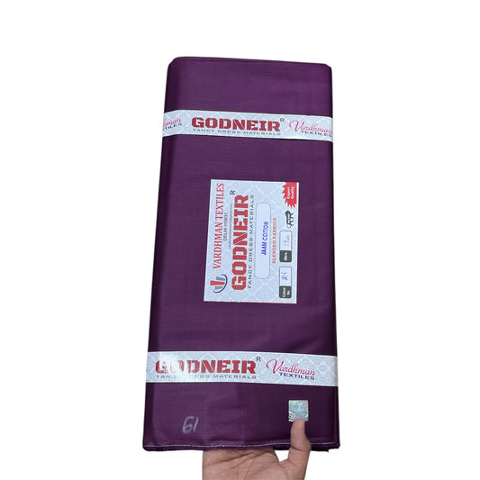 Wine Jaam Cotton Fabric