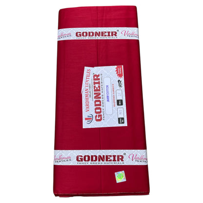 Red Jaam Cotton Fabric