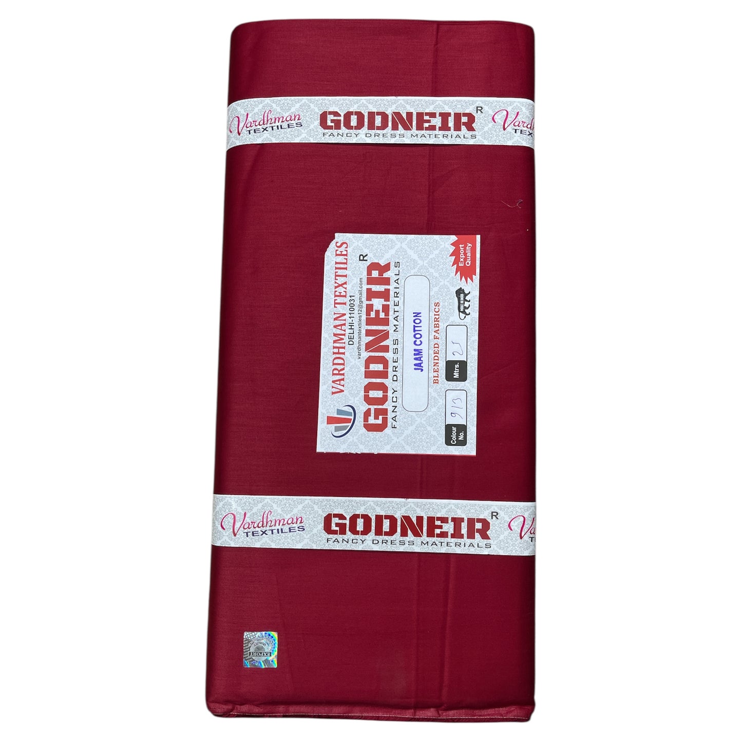 Mehroon Jaam Cotton Fabric