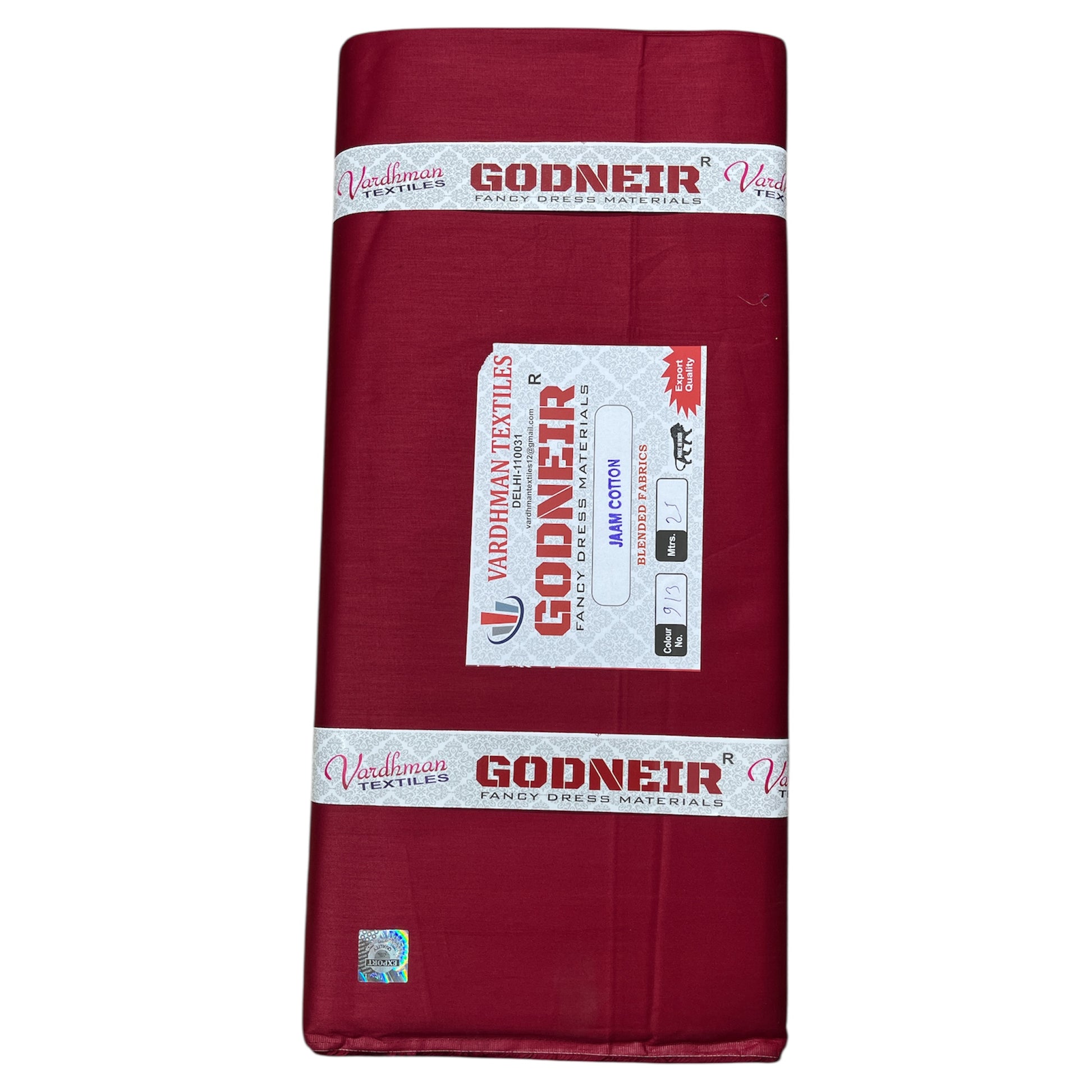 Mehroon Jaam Cotton Fabric