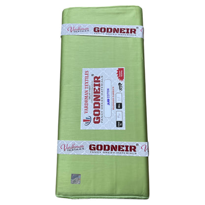 Pista Green Jaam Cotton Fabric
