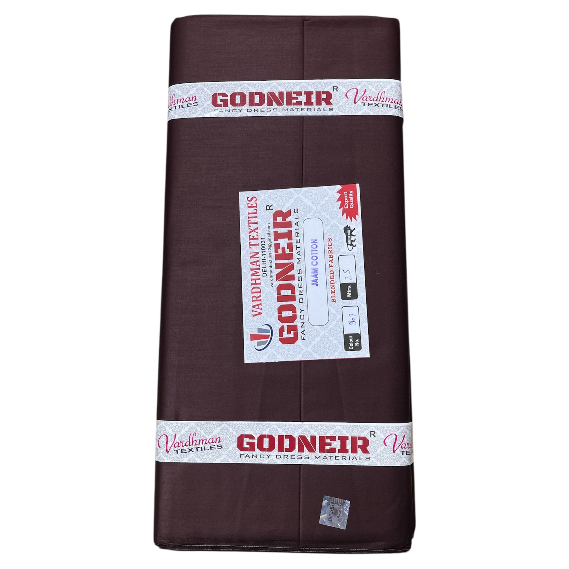 Coffee Jaam Cotton Fabric